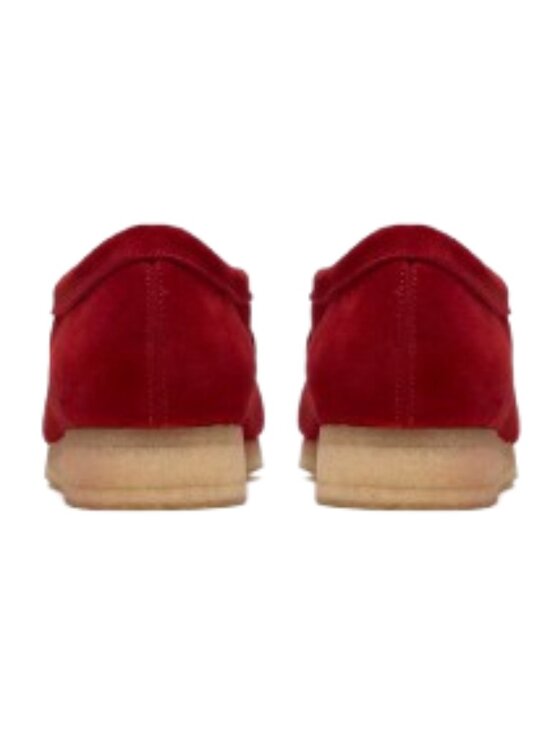 Clarks Originals Men\'s Wallabee Deep Red Suede